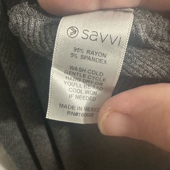 SAVVI Nina Ribbed Kimono OS - Picture 6 of 8